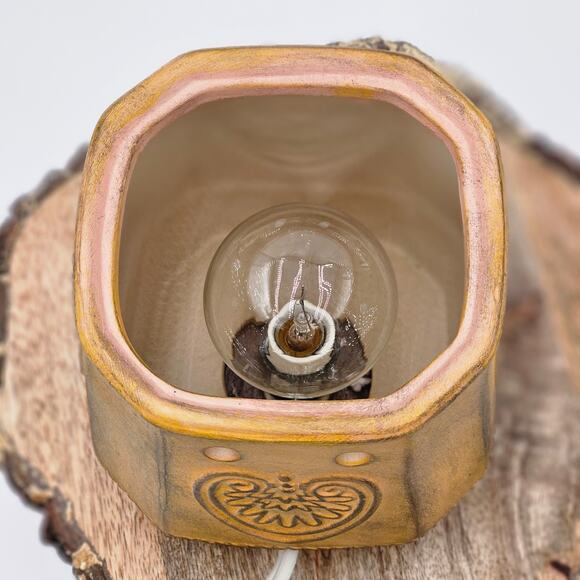 SCENTSY Retired Cozy Terra Cotta Deluxe Full Size Wax Warmer - Picture 5 of 7